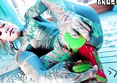 Solo masturbation with wild alien toys from Zpageti Toolz during the time that on the road. When Visiting French Alps, I gotta make this video with th