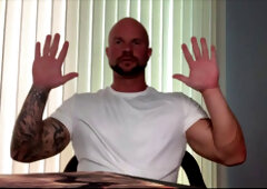 I'm tied up, ball-gagged, and my soles are teased and worshipped