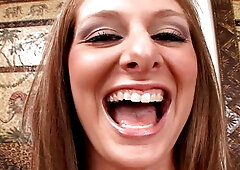 Awesome teen Sadie Love is enjoying masturbation so much