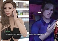 Is she a big-titted stripper? Steps of lechery series