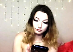 FULLY NUDE TEEN CAMGIRL W/ GLASS BOOTY-RAMMING CHATURBATE RECORDING