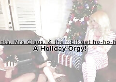 Santa, Mrs. Claus, and Their Elf Discover Their Ho-Ho-Hos – A Wicked Holiday Fuckfest Christmas Eve is everything but silent when Santa, Mrs. Claus,