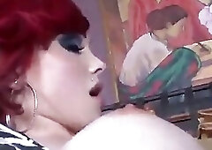 Bubble butt trans babe fucks hard with her new boyfriend