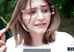 RIM4K. Exchange wives, mutual ass fucking and anal bang in the forest