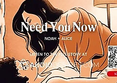 Your Wife Pulls U Back to Daybed to Screw – Fast Morning Sex & Oral sex Teasing - Porn Erotic Story for Sweethearts