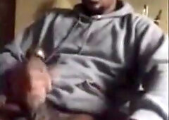 Thick Black Cock Cumming a Nice Load 2