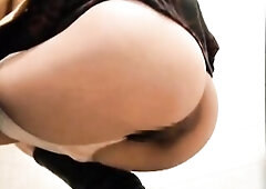 That babe slightly urinate her pants previous to removing 'em in the bath