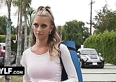 Hot cougar barbie perceives is seduced by filthy coach during private teaching sesh - mylf