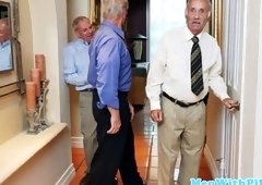 Cock riding beauty makes seniors very happy