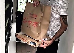 Mei Cornejo - anal invasion with the Pizza delivery guy