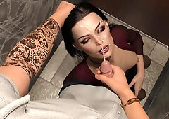 Exciting Games The Wife Sucks Her Husband Off And Got Her Face Covered With Cum In The Toilet Ep 8