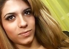 Foxy shemale bitch seduces and fucks that man like a slut