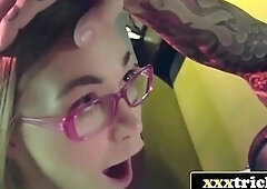 Blond Angel Bent Over and Screwed Hard by DJ in Club