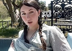 Cutie Pie Masturbating in Public Again