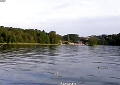 This astonishing outdoor sex clip is actually specific, for it's the 1st time we had sex in a boat. But let's begin from the very starting..