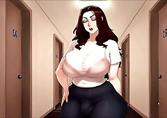Plus-size, young man