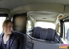Fake taxi - spunky driver gets a taste of college girl penis