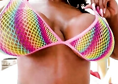 Breasty Black Hotty Mystique Makes Manuel Entreat For her MONSTER Ass!