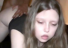 INTERRACIAL - rich white college cutie get pounded by youthful ebony