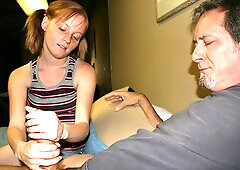 Awesome hottie Alyssa Нart is enjoying playing with a big cock