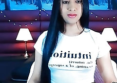 Hottest Masturbating Shemale on Cam