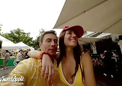 Screwing at Street Parade and two Fans Caught and Recorded us - MySweetApple