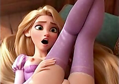 Rapunzel from Tangled CG Disney toon porn animation