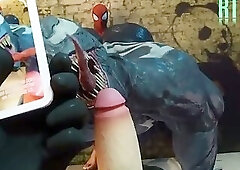 Venom, Spiderman, and Deadpool Cumpilation