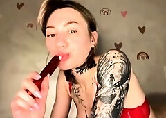 Girls Out West Amateur double toy masturbation