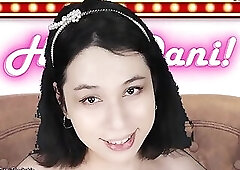 DaniTheCutie gets her ass plugged and vibrated if she answers wrong in a game show