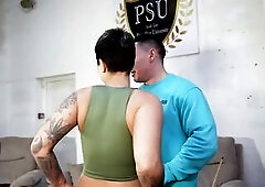 Hotty gets a Interracial Gang Screw