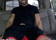 Straight Hispanic punishes this gay fucker with his dick