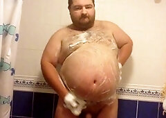 Chubby bear shower clip