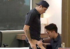 Hot anal fuck session with Jayden Marcos and Troye Dean