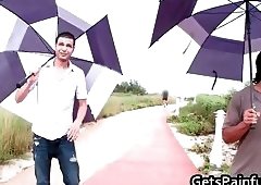 Castro rams his big black jizzster inside white ass