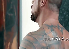 Shredded Gym Buds Warm Up Before Working Out 8 Min With Gay Porn