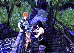 3 DIMENSIONAL Dickgirl Romp Super-Bitch Cartoon Movie HERMAPHRODITISM Anime