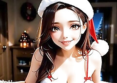 Mrs. Claus wishes to smack a youthful weenie during the time that Santa Claus distributes the presents - AI GENERATED