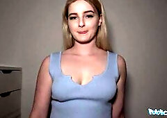 Public Agent Sexy Golden-haired from California Sucks and Bangs a Massive European Rod