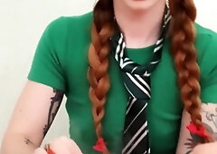 Redhead amateur teen webcam action