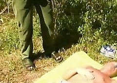 Amateur poove sex in the forest jungle