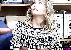 Mall Cop Gives a decision to Deploy Further Interrogation Techniques to Get the Truth out Of the Teen - Lifterxxx