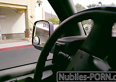 Punished teen gets hard fuck and creampie