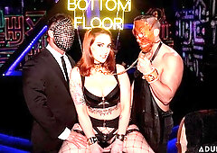 Codey Steele and Aiden Starr are enjoying sex in the club