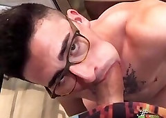 Alvaro Fizz deepthroat & hard fuck