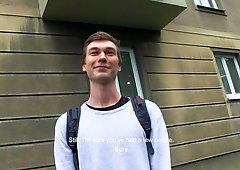 Fresh-faced young twink fucked in the ass in POV