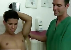 College boy gay sex I had him get on the exam table