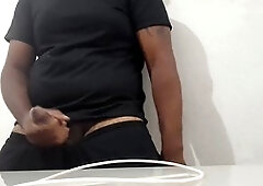A big cock man, big cock cumming, big dick solo