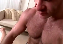 Hunky guy gets anus rimmed 2 part2