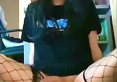 yagurlrileyxo bouncing on her first toy